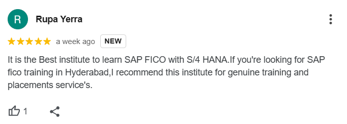 Best SAP institute for Fico in Hyderabad