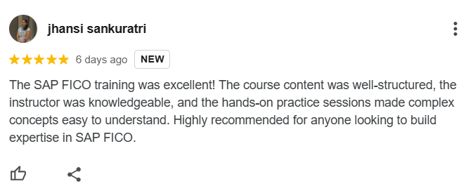 Best SAP institute for Fico in Hyderabad