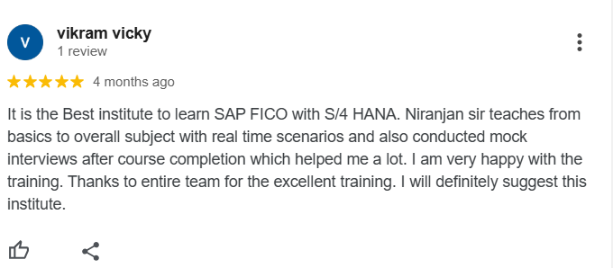 Best SAP institute for Fico in Hyderabad